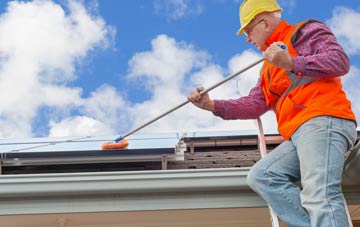 The Marsh soft wash roof cleaning